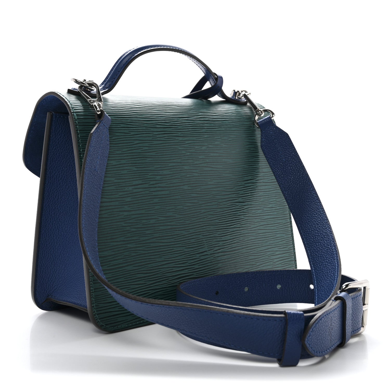 Louis Vuitton Epi Neo Monceau Emerald Green Indigo 3 of 9