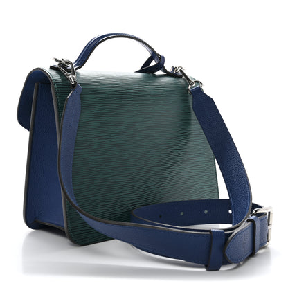 Louis Vuitton Epi Neo Monceau Emerald Green Indigo 3 of 9