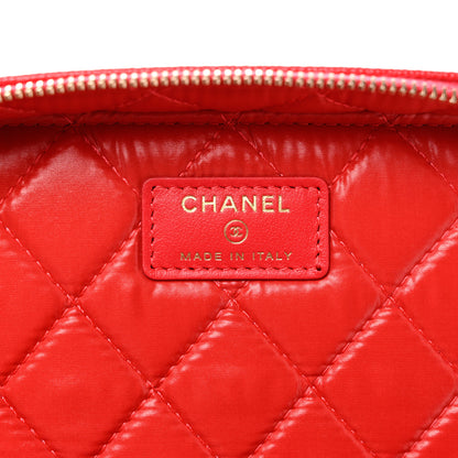 Chanel Caviar Quilted Large Vanity Pouch Red 7 of 8