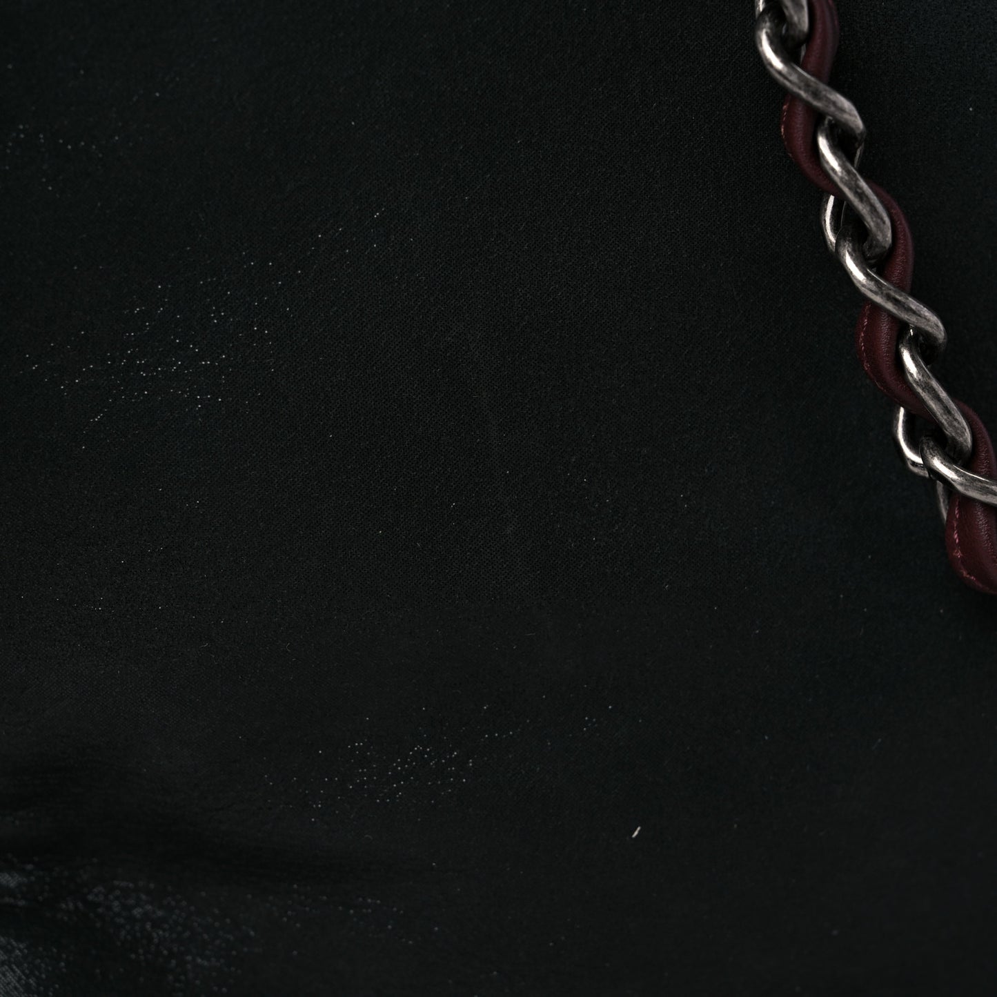 Iridescent Glazed Calfskin In The Mix Tote Dark Green