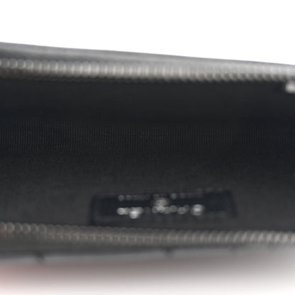 Chanel Pearly Lambskin Quilted Zip Card Holder So Black 5 of 8