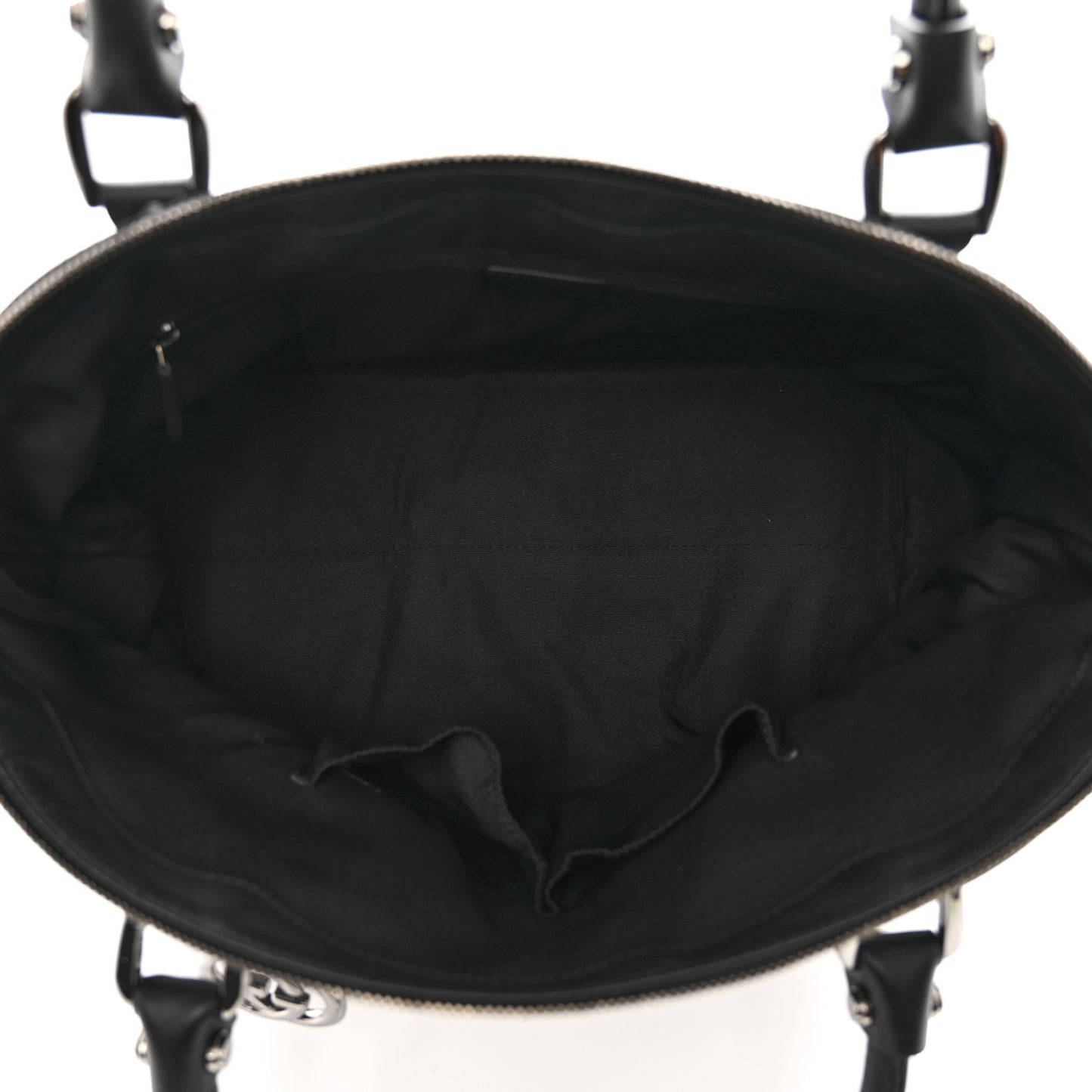 Guccissima Medium GG Charm Dome Satchel Black