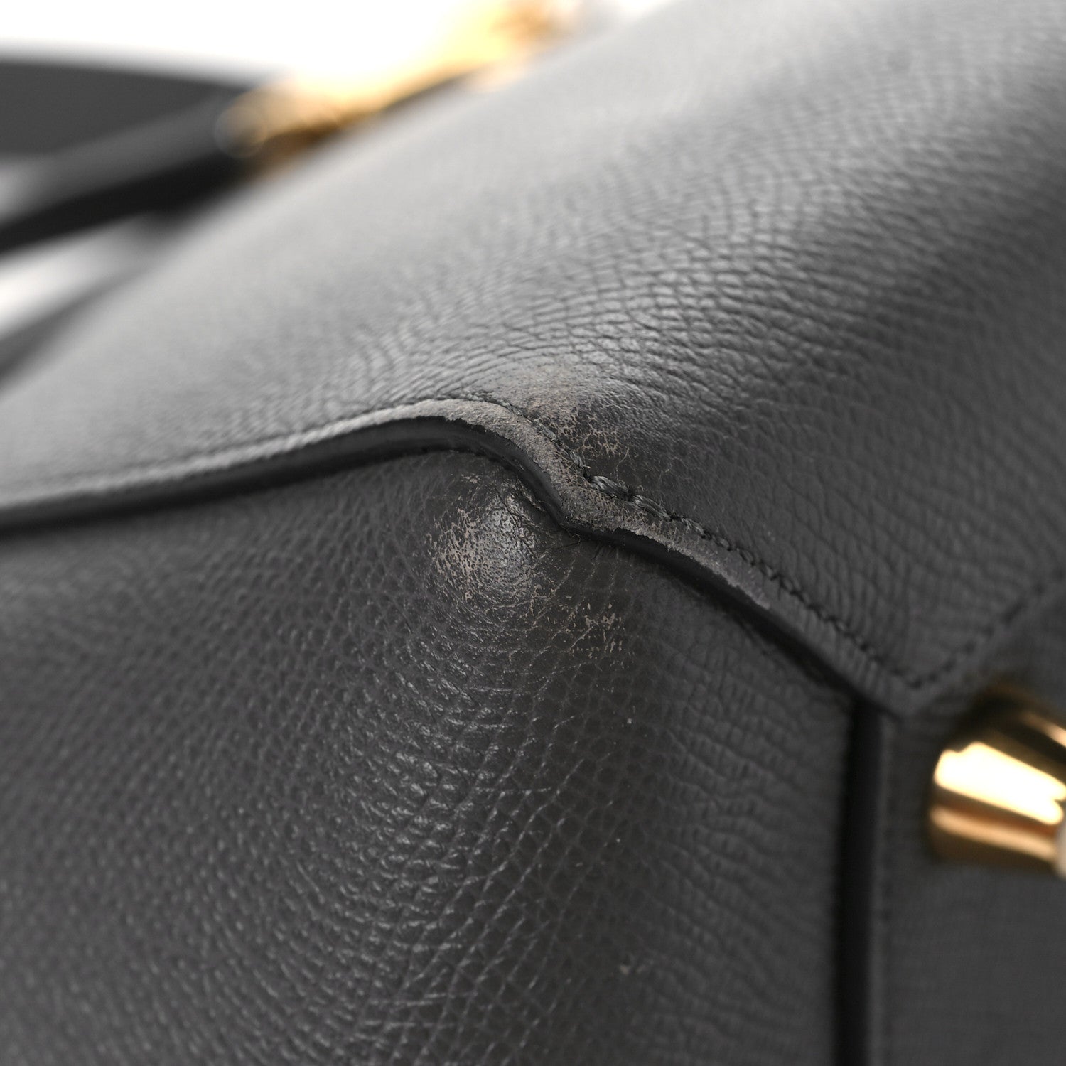 Celine Grained Calfskin Mini Belt Bag Grey 10 of 11