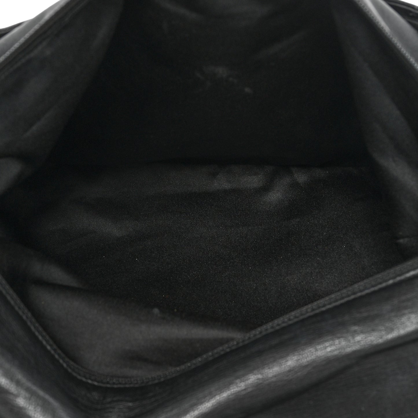 Lambskin Quilted Maxi Flap Black