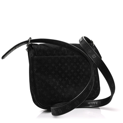Louis Vuitton Satin Mini Monogram Conte De Fees Patchwork Musette Black 3 of 7