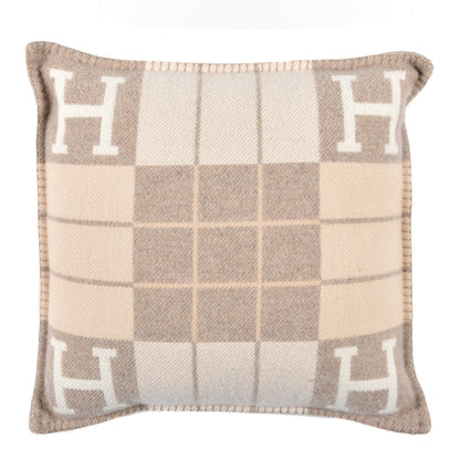Hermes Wool Cashmere Avalon III Pillow PM Coco Camomille 1 of 3