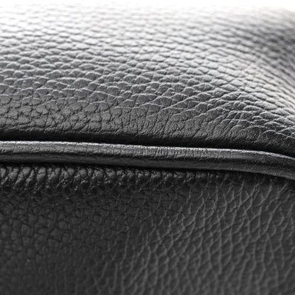 Gucci Grained Calfskin Logo Messenger Bag Black 11 of 11