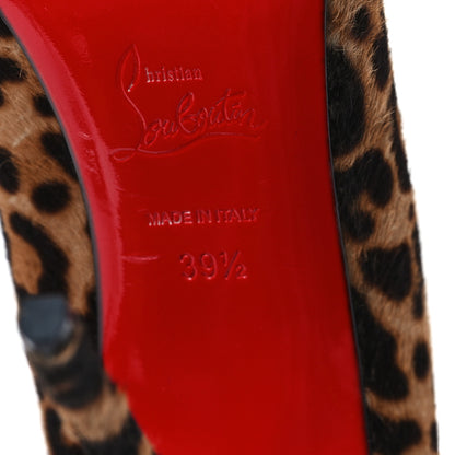 Christian Louboutin Pony Hair So Kate 120 Pumps 39.5 Leopard Black 7 of 8