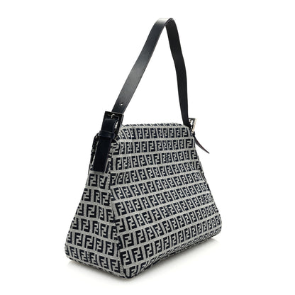 Fendi Zucchino Mama Baguette Navy 3 of 10