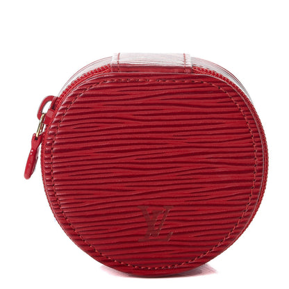 Louis Vuitton Epi Ecrin Bijoux 8cm Jewelry Box Red 1 of 7