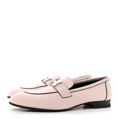 Hermes Calfskin Womens Paris Loafers 39 Rose Petale 3 of 13