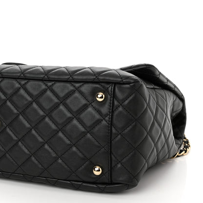 Chanel Calfskin Quilted XXL Travel Flap Bag Black 10 of 10