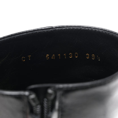 Saint Laurent Nappa Vendome Loulou Ankle Zip Boots 39.5 Black 6 of 9