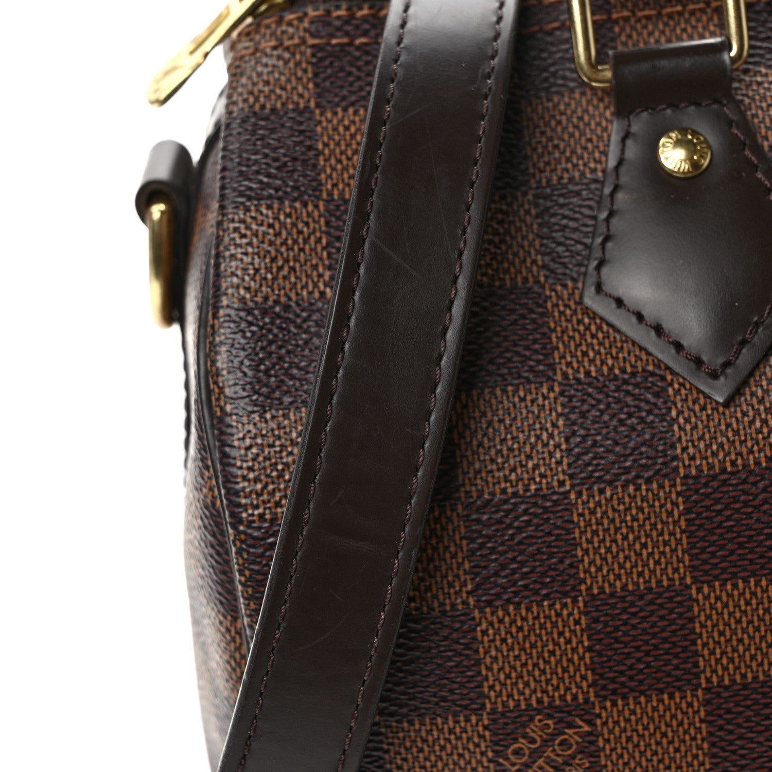 Louis Vuitton Damier Ebene Speedy Bandouliere 25 14 of 14