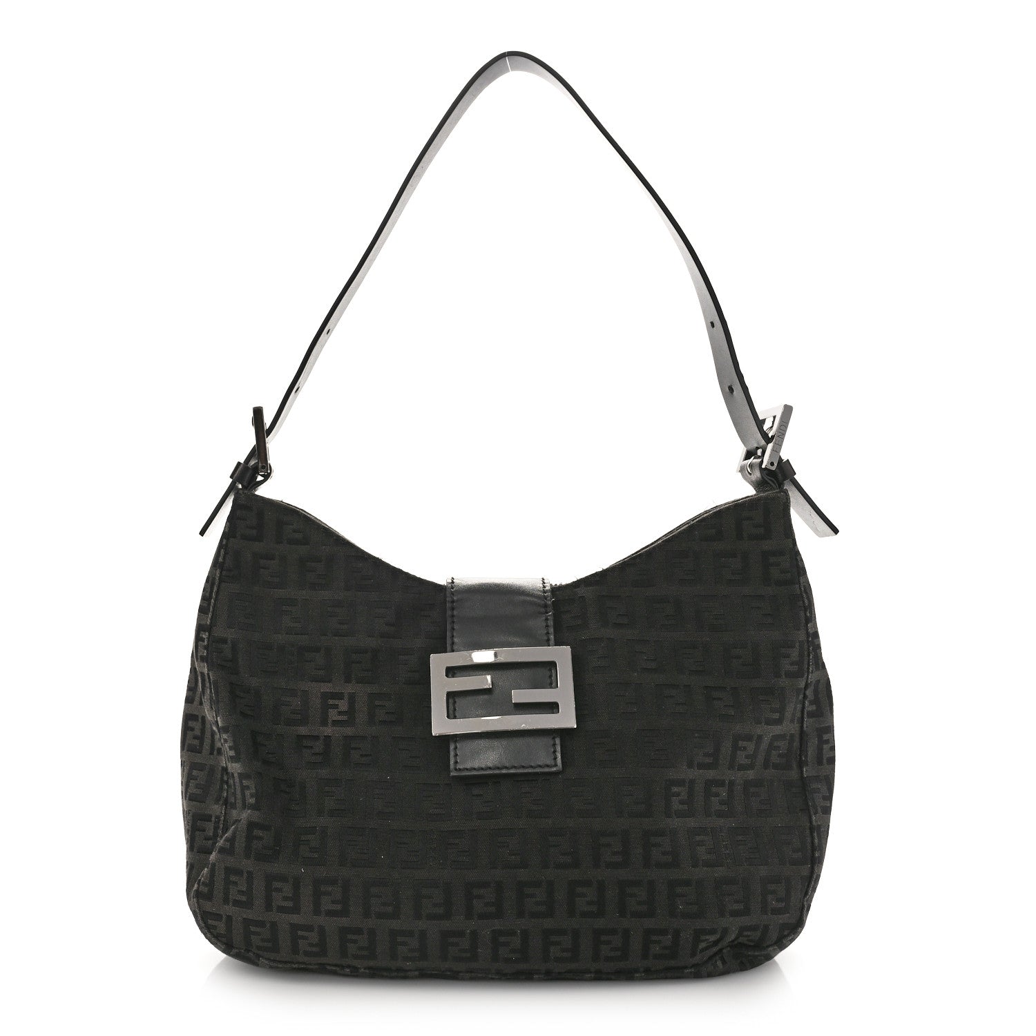 Fendi Zucchino Small Hobo Black 1 of 13
