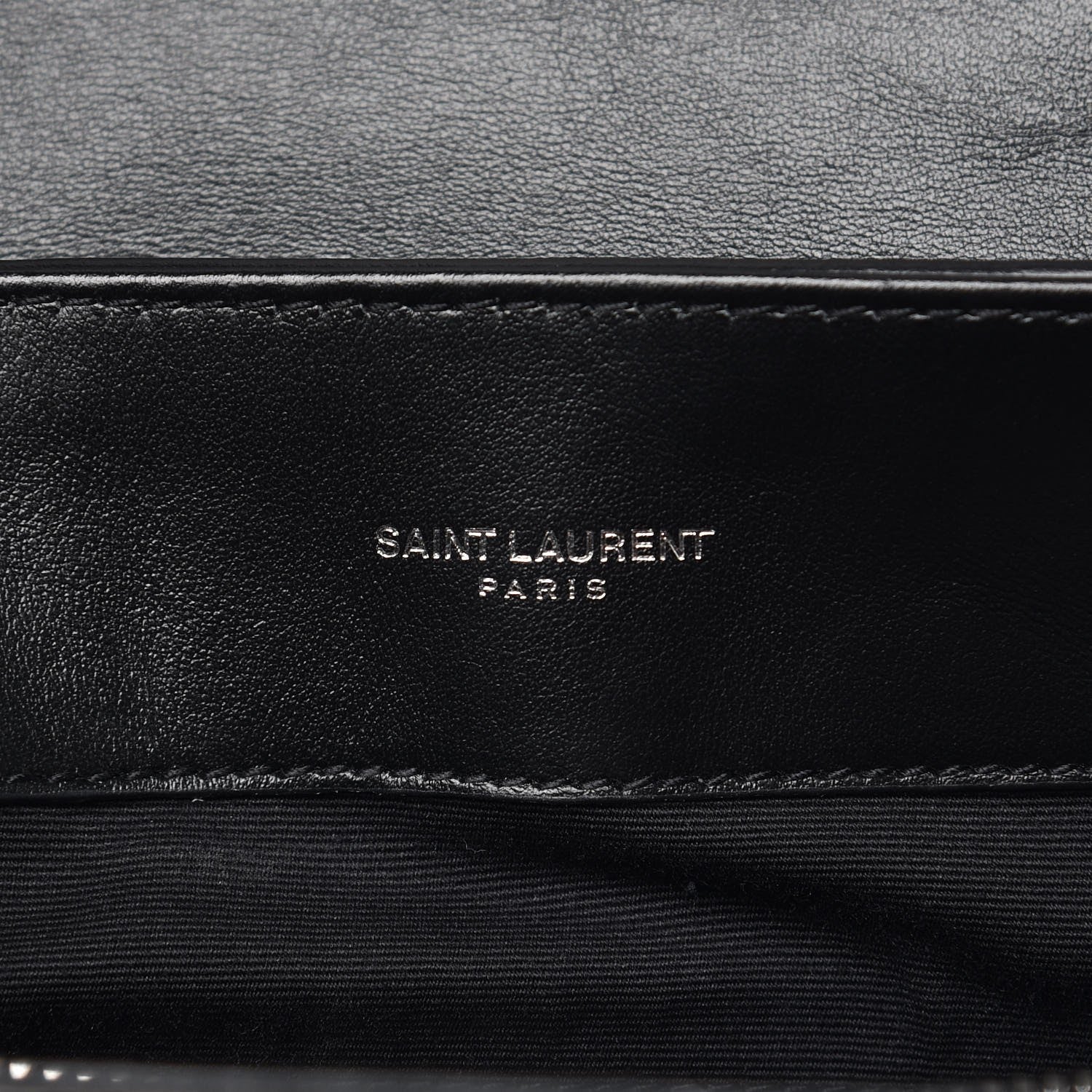 Saint Laurent Calfskin Y Quilted Monogram Medium Loulou Satchel Black 8 of 8