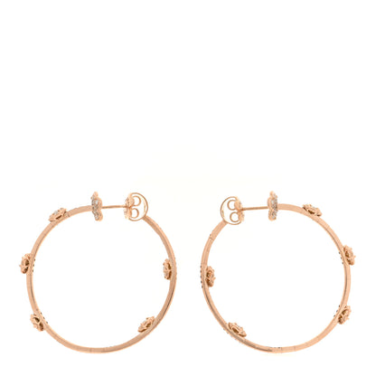 Pasquale Bruni 18K Rose Gold Diamond Figlia Dei Fiori Earrings 3 of 4