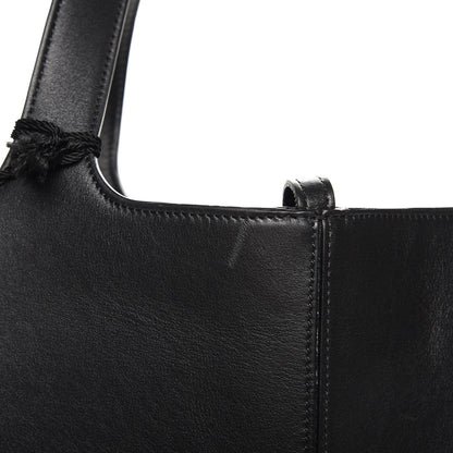 Celine Supple Natural Calfskin Medium Tri-Fold Bag Black 10 of 13