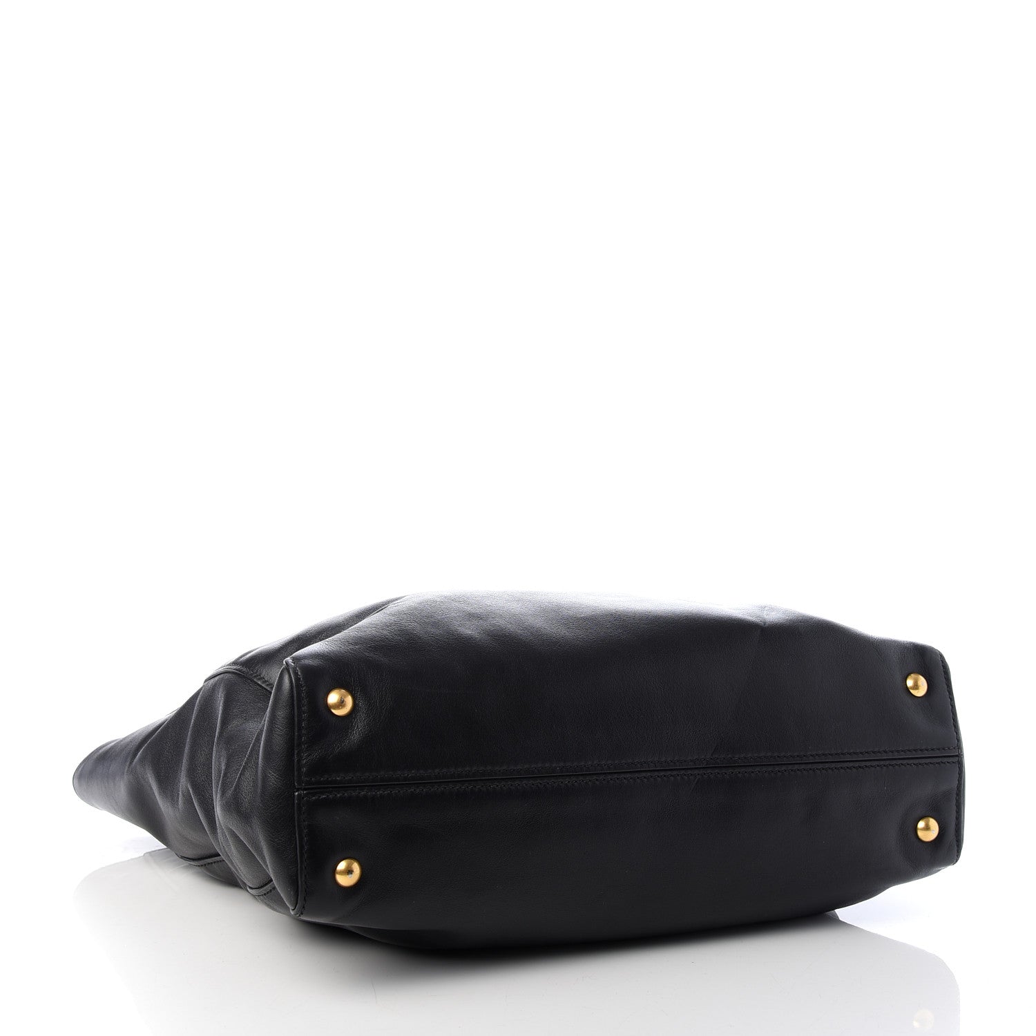 Miu Miu Vitello Soft Calf Tote Black 4 of 8