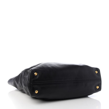 Miu Miu Vitello Soft Calf Tote Black 4 of 8