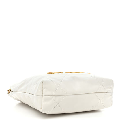 Chanel Shiny Calfskin Quilted Mini Chanel 22 White 4 of 10