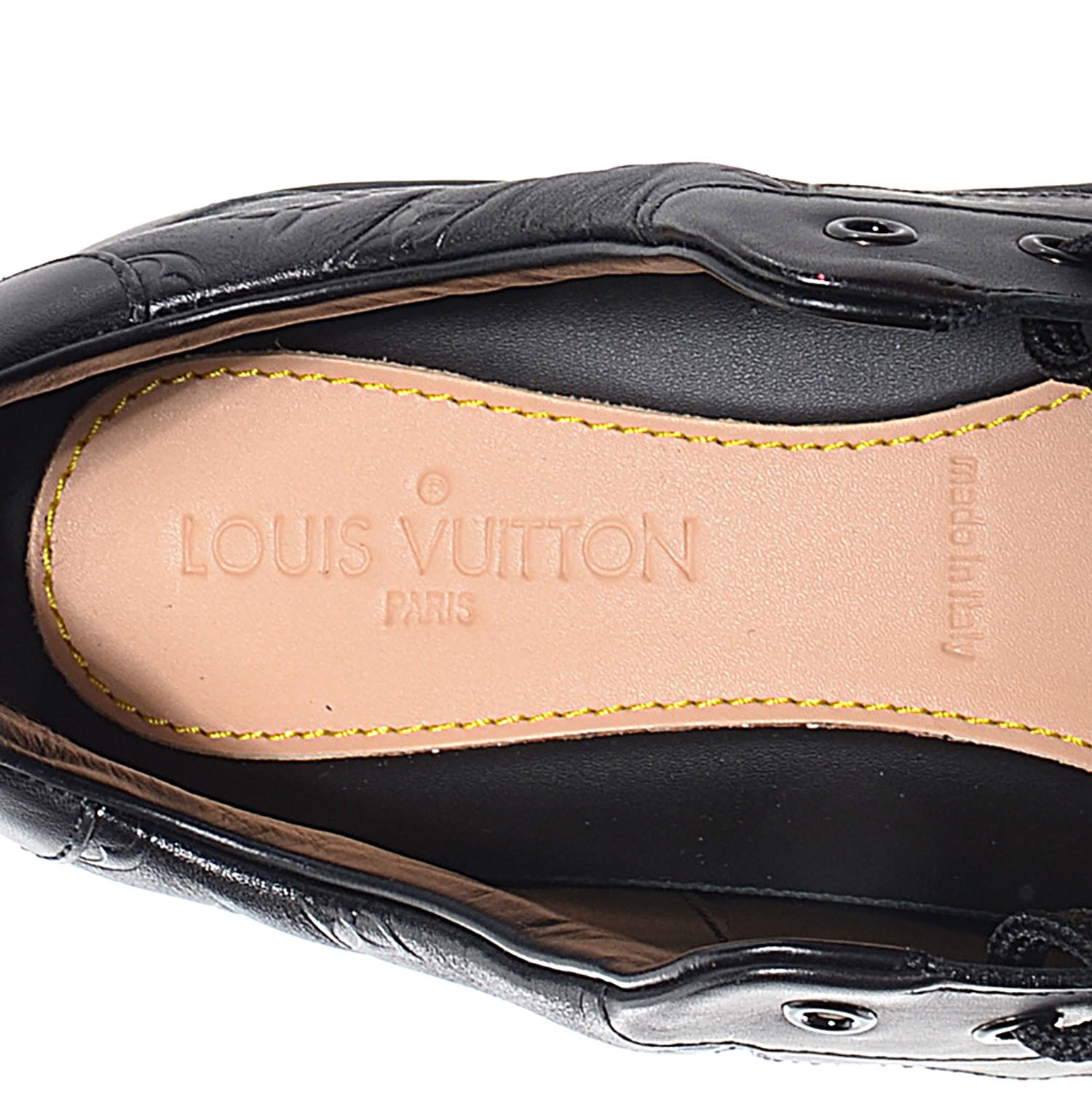 Louis Vuitton Empreinte Street Sneaker 10 Black 6 of 7