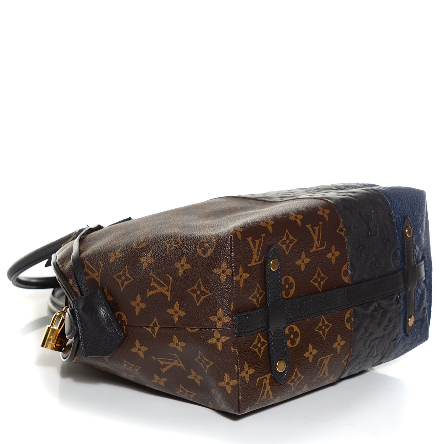 Louis Vuitton Monogram Stripes Medium Bag Marine 4 of 7