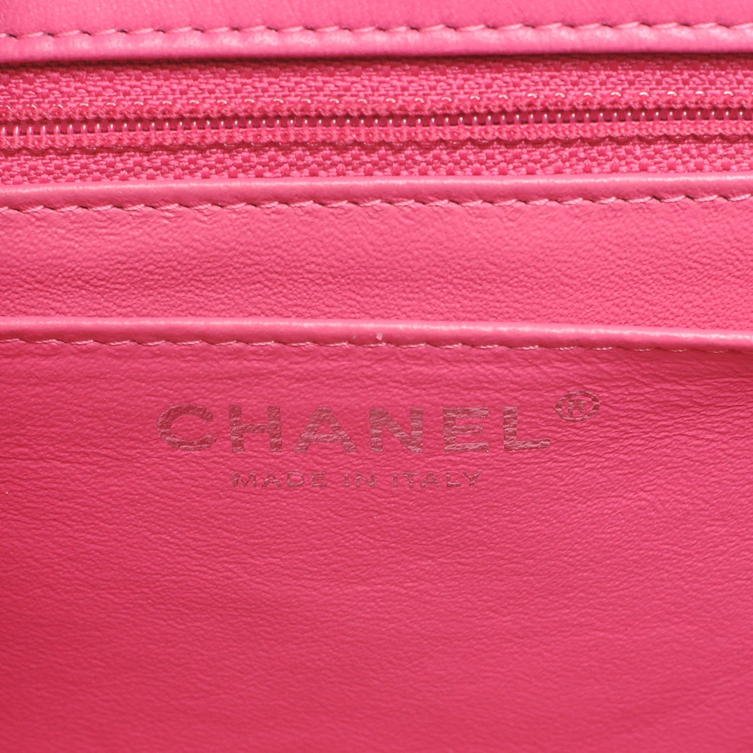Chanel Patent Quilted Mini Flap Pink 6 of 7