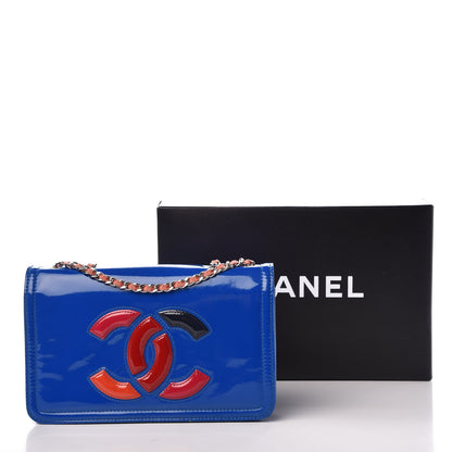 Chanel Vinyl Small Lipstick Flap Blue 12 of 12