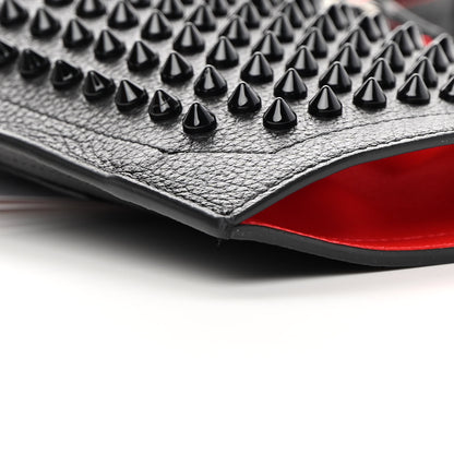 Christian Louboutin Empire Calfskin Spikes Loubilab Clutch Black 8 of 10