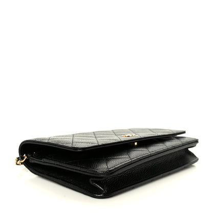 Chanel Caviar Quilted Wallet on Chain WOC Black 6 of 21