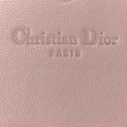 Christian Dior Lambskin Cannage Lady Dior Rendezvous Wallet On Chain Light Pink 6 of 11