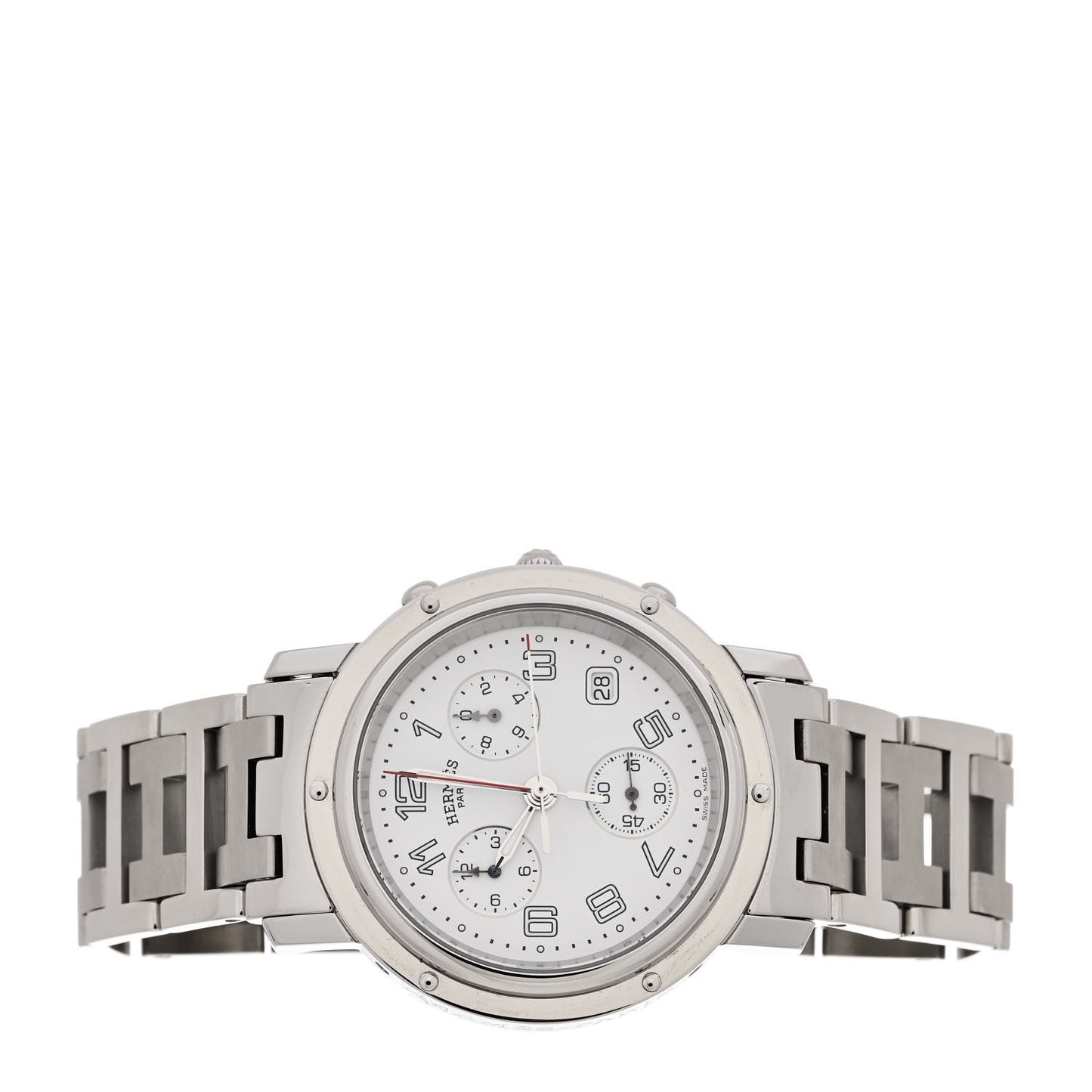 Stainless Steel 38mm Clipper Chronograph Quartz Watch