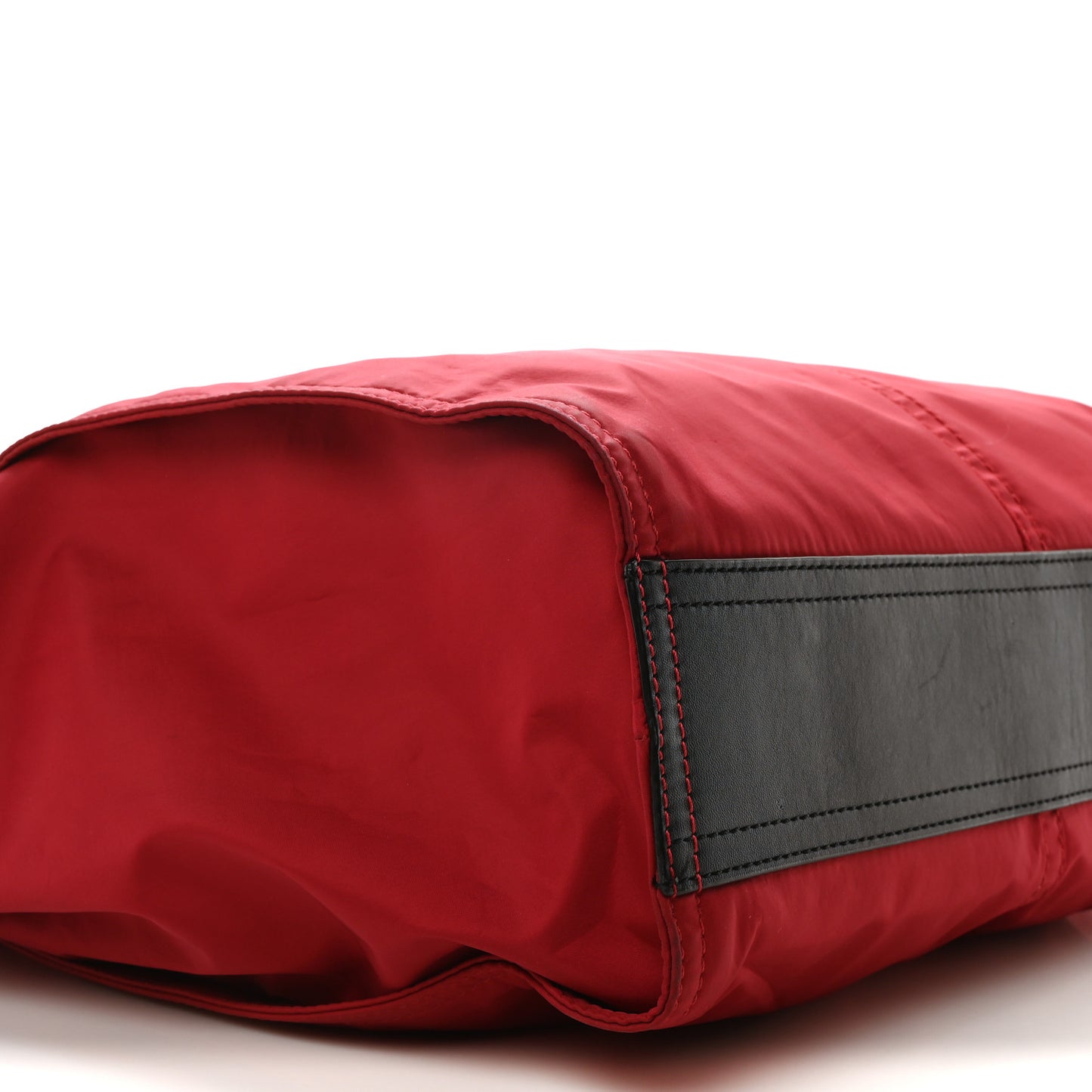 Nylon Buckleigh Packable Tote Bag Red