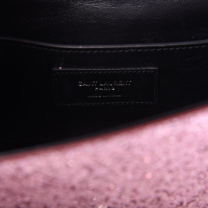 Saint Laurent Glitter Monogram Galactica Satchel Pink 5 of 8