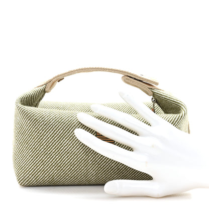 Hermes Wool Small Bride-A-Brac H Natte Pouch Vert Foret 2 of 6