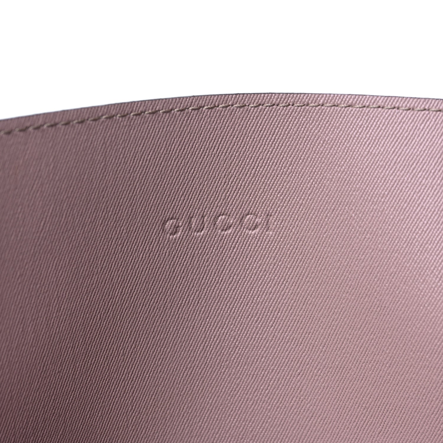 Gucci Calfskin GG Supreme Monogram Large Reversible Tote Dark Cipria 6 of 9