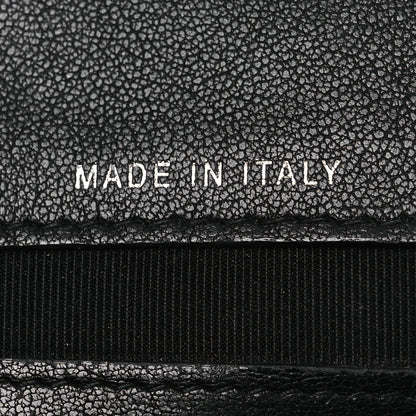 Chanel Grained Calfskin Quilted CC Box Pouch Black 7 of 11