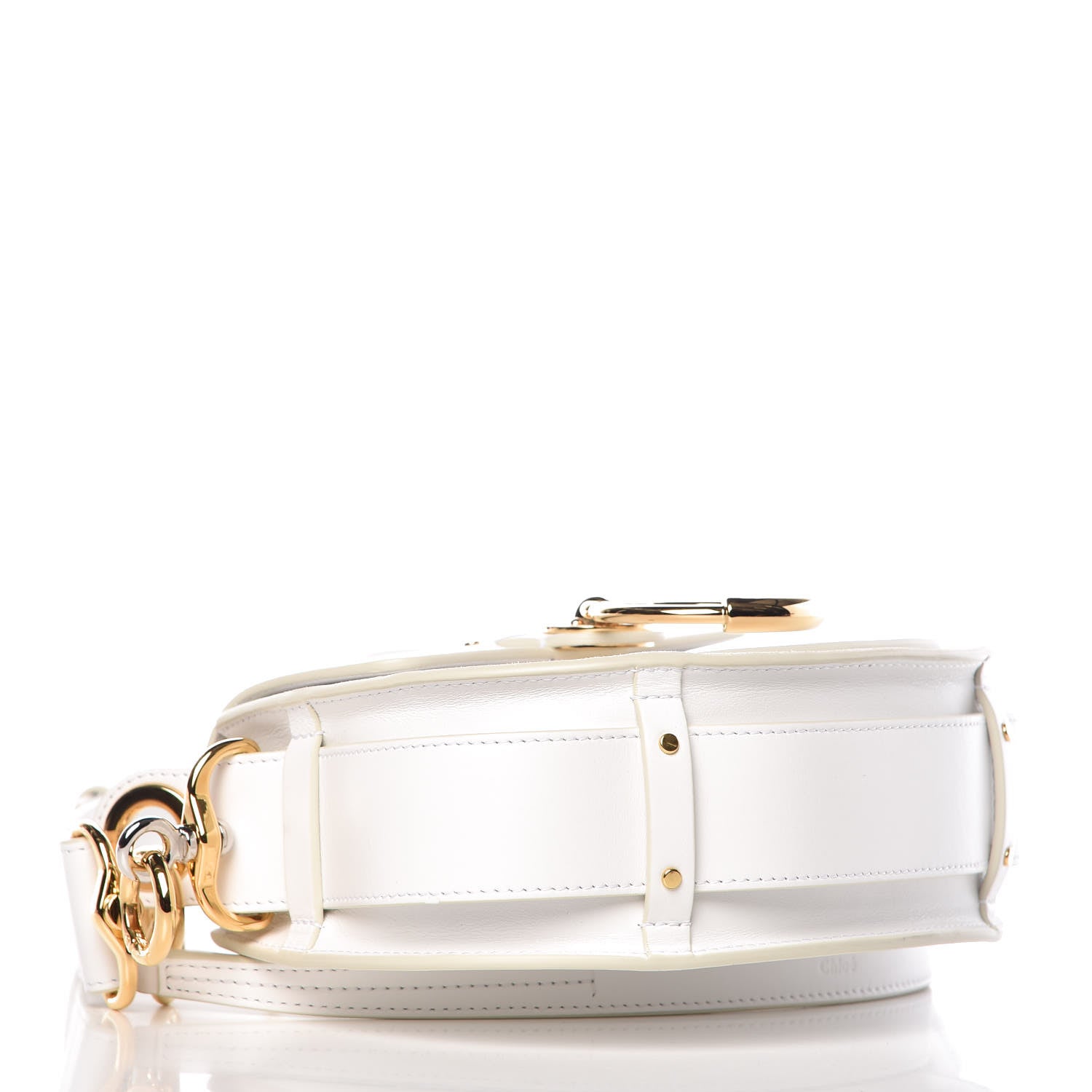 Chloe Calfskin Small Tess Bag Brilliant White 5 of 9