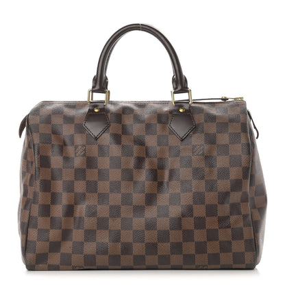 Louis Vuitton Damier Ebene Speedy 30 1 of 17