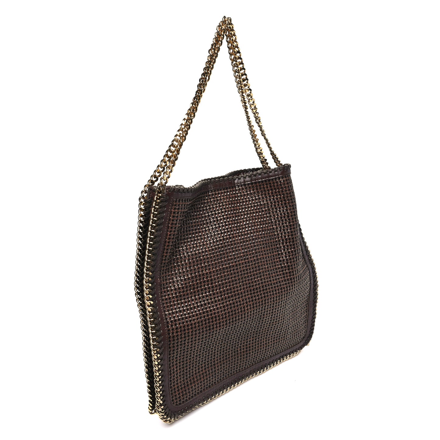 Raffia Falabella Tote Brown