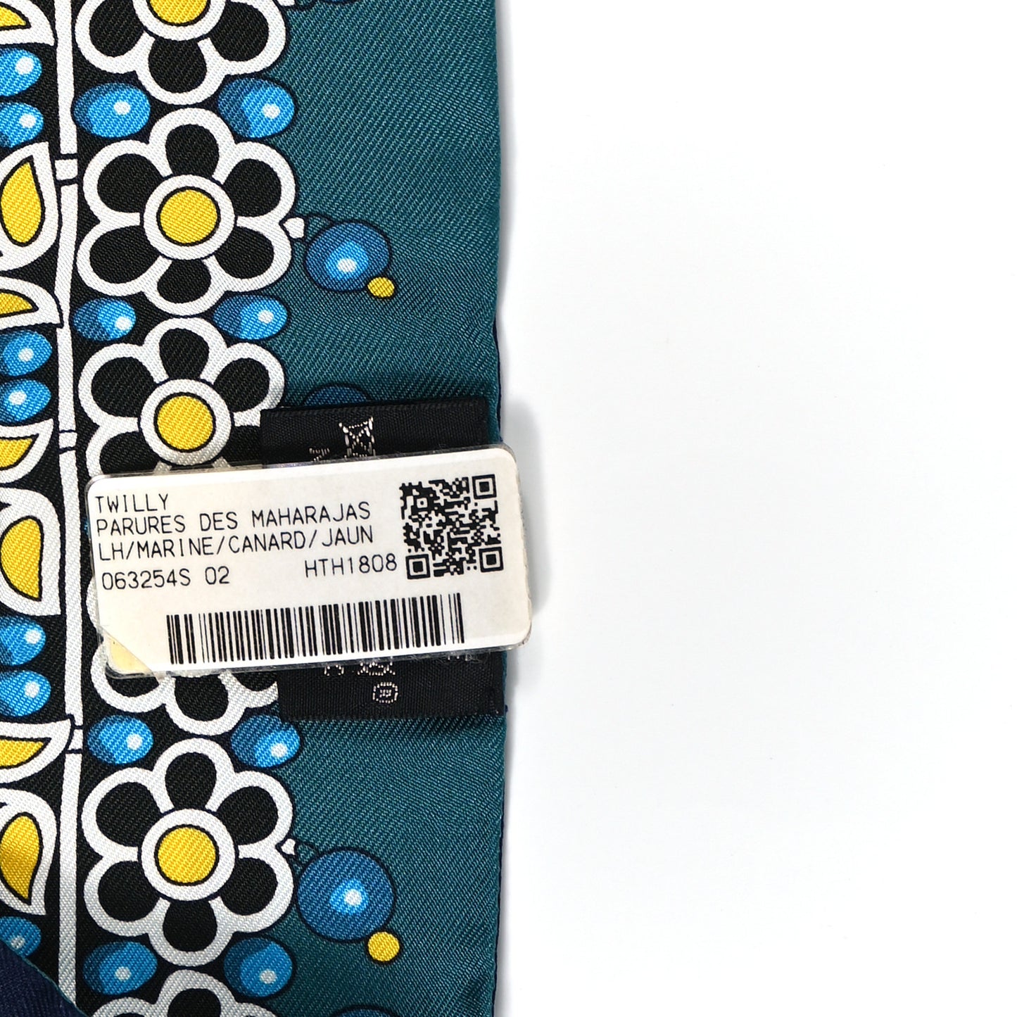 Silk Parures Des Maharajas Twilly Marine Cannard Jaune