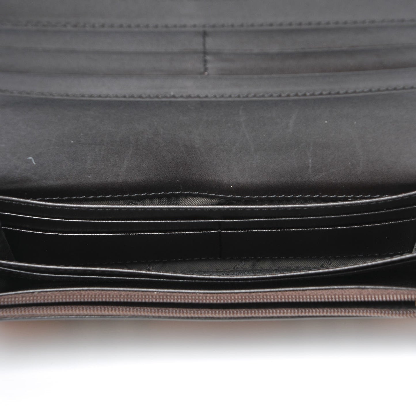 Haymarket Check Continental Wallet Chocolate