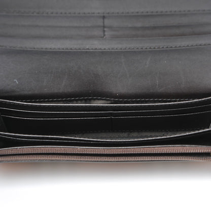 Burberry Haymarket Check Continental Wallet Chocolate 5 of 11