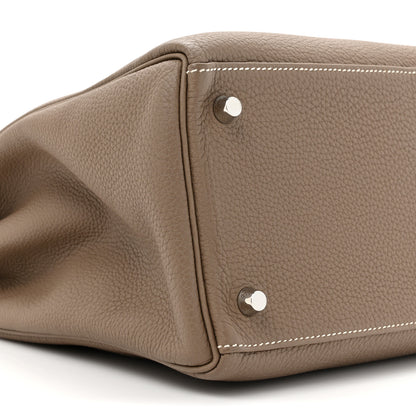Hermes Togo Kelly Retourne 35 Etoupe 10 of 18