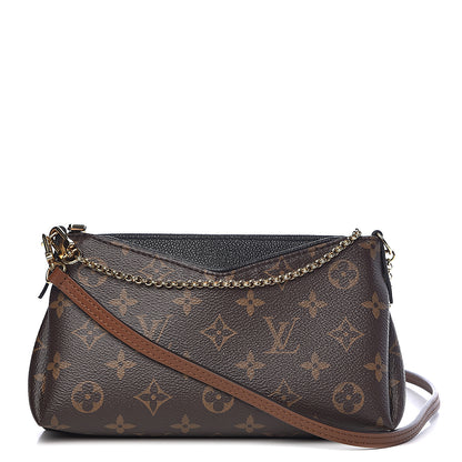 Louis Vuitton Monogram Pallas Clutch Black 1 of 10