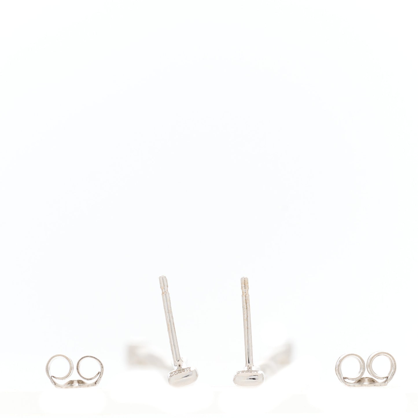 18K White Gold Diamond Silk Wist Drop Earrings