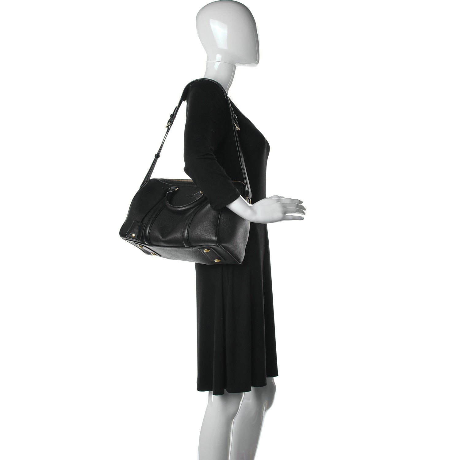 Louis Vuitton Calfskin Sofia Coppola SC Bag PM Black 2 of 12