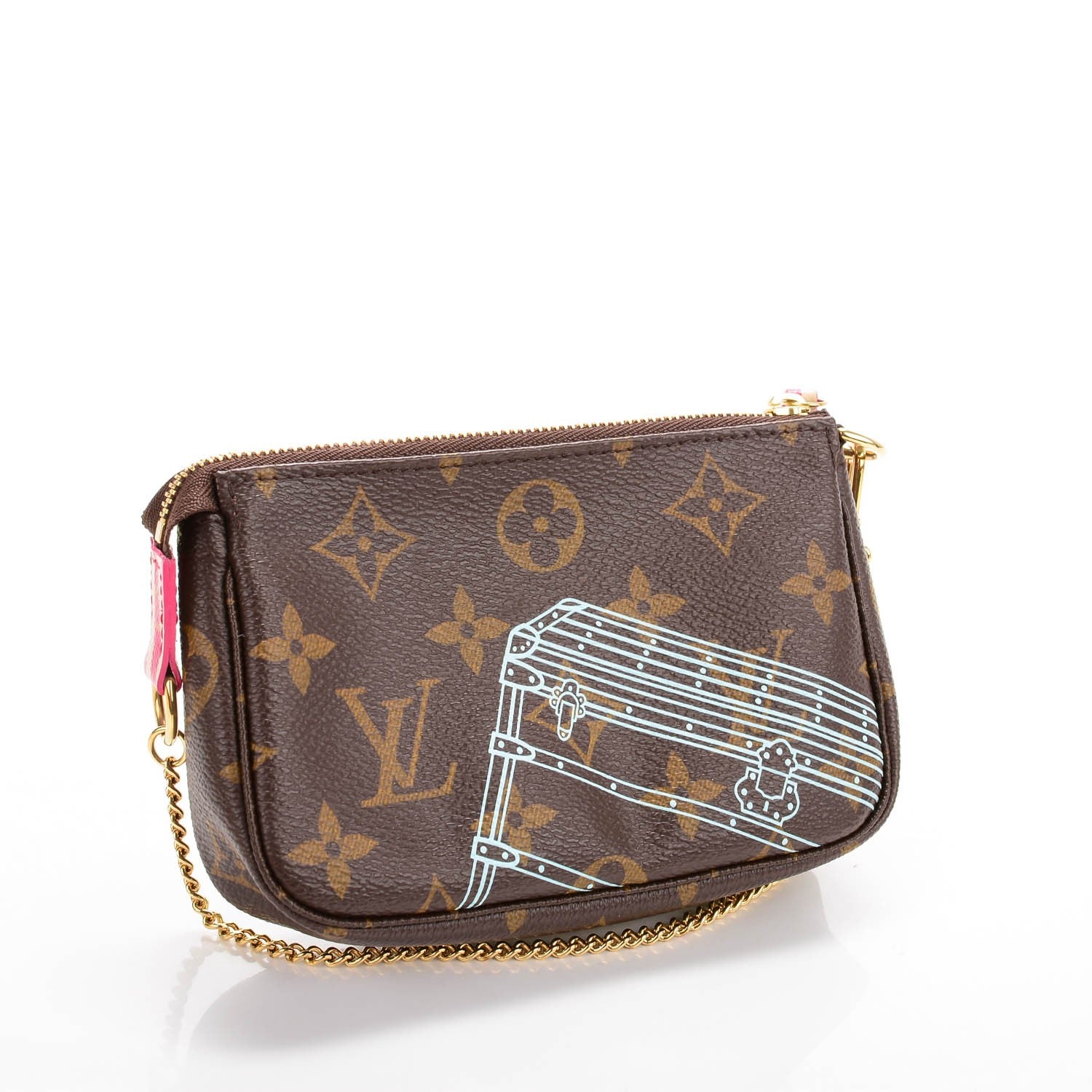 Louis Vuitton Monogram 2014 Christmas Animation Mini Pochette Accessories 3 of 7