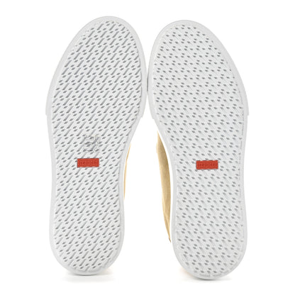 Hermes Chevre Velours Mens Day Sneakers 42 Beige Albatre 6 of 10